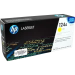 Cartucho de Tóner HP 124A Amarillo Q6002A 2,000 Paginas