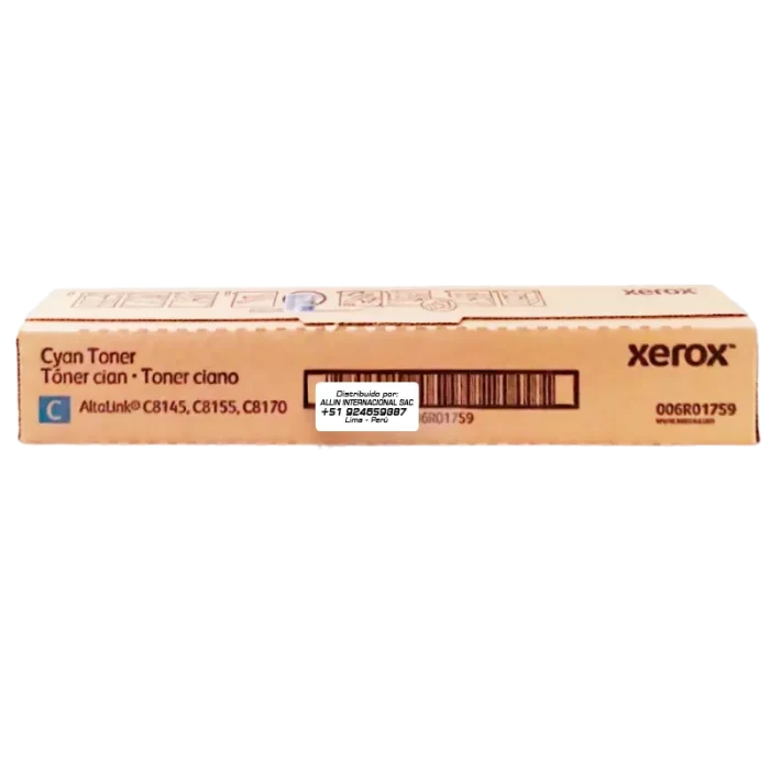 CARTUCHO DE TONER XEROX 006R01759 CIAN Altalink C8170 28,000 Paginas