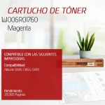 CARTUCHO DE TONER XEROX 006R01760 MAGENTA Altalink C8170 28,000 Paginas