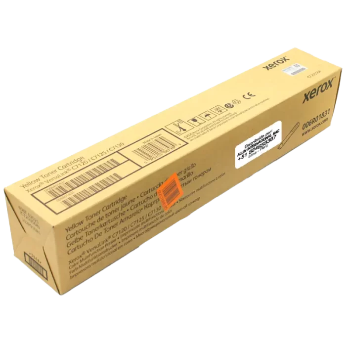 CARTUCHO DE Toner Xerox 006R01831 Yellow Versalink C7120 18,500 Paginas