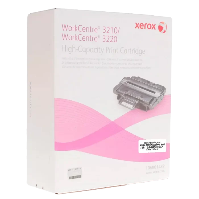 CARTUCHO DE TONER XEROX 106R01487 NEGRO WC 3220 4.100 PAGINAS