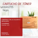 CARTUCHO DE TONER XEROX 106R02735 NEGRO PARA WC 4265 25,000 PAGINAS