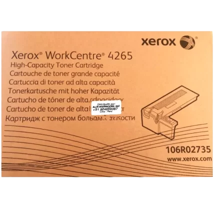 CARTUCHO DE TONER XEROX 106R02735 NEGRO PARA WC 4265 25,000 PAGINAS