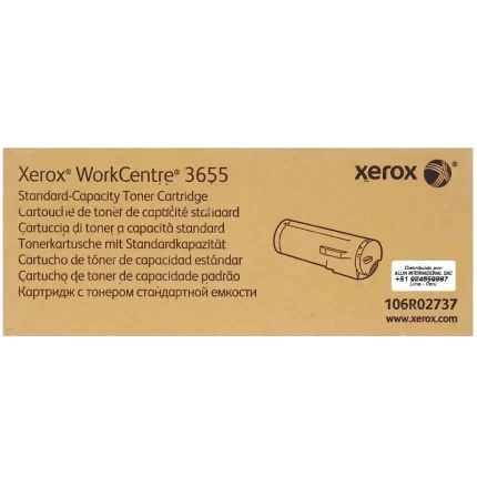 CARTUCHO DE TONER XEROX 106R02737 NEGRO 6,100 páginas