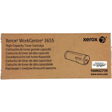 CARTUCHO DE TONER XEROX 106R02739 NEGRO 14,440 páginas