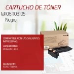 CARTUCHO DE TONER XEROX 106R03105 PARA WC 4265 10,000 PAGINAS