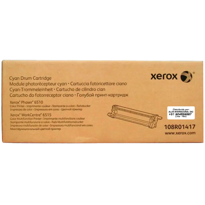 TAMBOR XEROX 108R01417 CYAN 48,000 PAGINAS