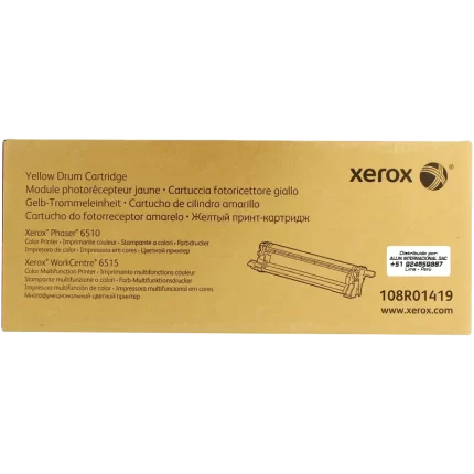 Tambor Xerox 108R01419 Yellow 48,000 páginas