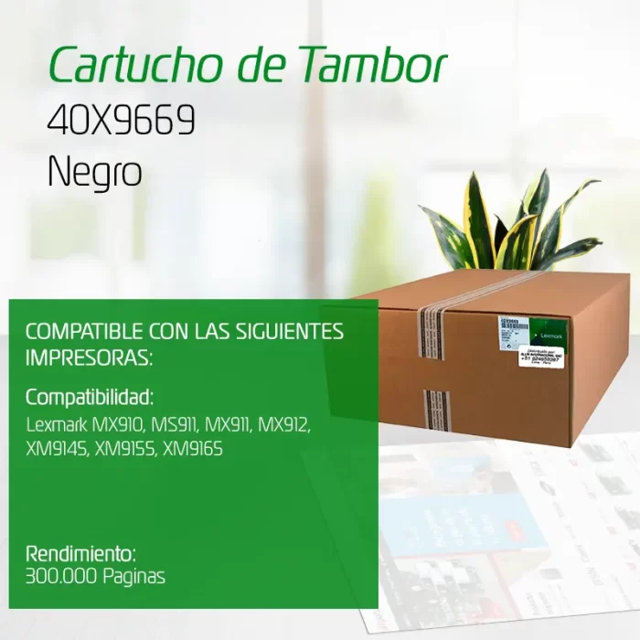 KIT MANTENIMIENTO LEXMARK 40X9669 PARA MX910de / MS911de / MX911de / MX912de / XM9145 / XM9155 / XM9165 DE 300K