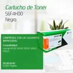 TONER LEXMARK 56F4H00 NEGRO MS321 15.000 PAGINAS