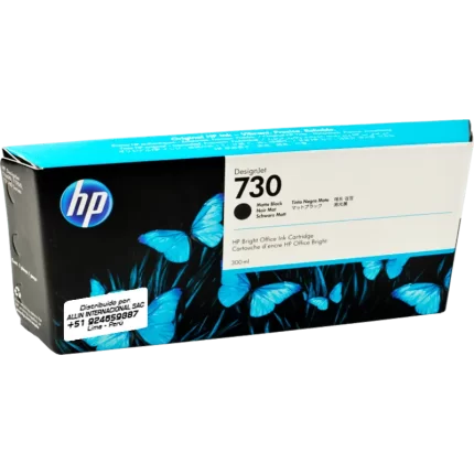 TINTA HP P2V71A (730) DESIGNJET 300ML MATTE BLACK