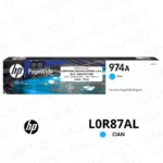 Tinta HP 974A Cyan L0R87AL PageWide Pro 352 3,000 Páginas