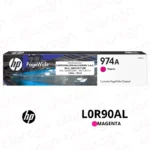 Tinta HP 974A Magenta L0R90AL PageWide Pro 477DW 3,000 Páginas