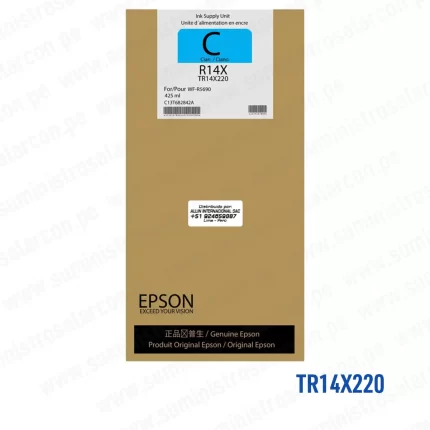 Tinta Epson TR14X220-AL Cyan Epson WorkForce Pro WF-R5190, WF-R5690
