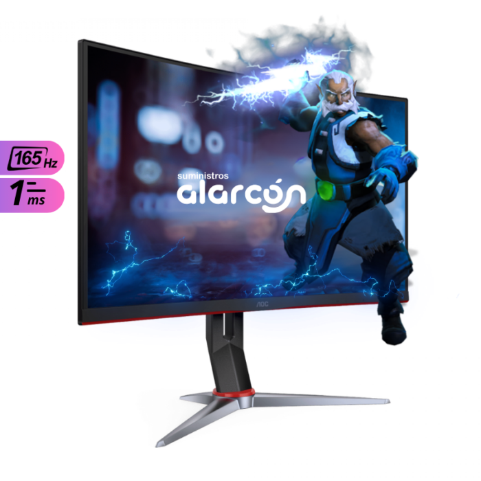 MONITOR AOC C24G2 CURVO GAMING 24" 165Hz 1ms