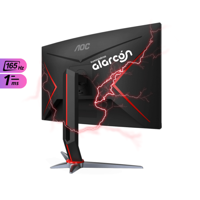 MONITOR AOC C24G2 CURVO GAMING 24" 165Hz 1ms