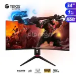 MONITOR CURVO TEROS TE-3410G 34" 165Hz 1Ms