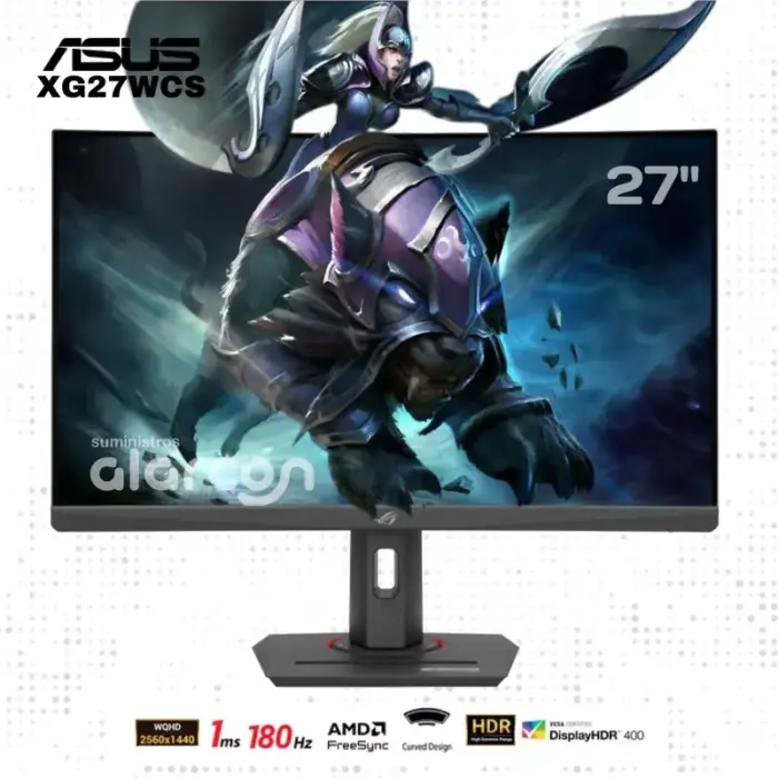 MONITOR CURVO ASUS XG27WCS ROG Strix 27" 180Hz 1Ms