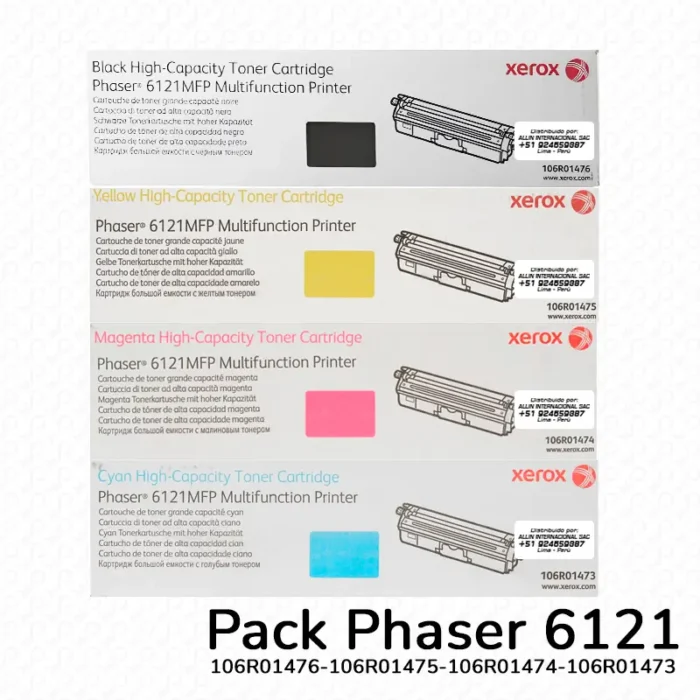 Toner Xerox para Phaser 6121 Original - Alta Capacidad