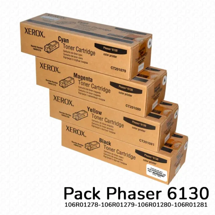 Toner Xerox para Phaser 6130 Pack Original