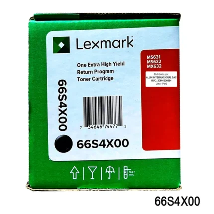 toner lexmark 66S4X00 MS631, MS632, MX632