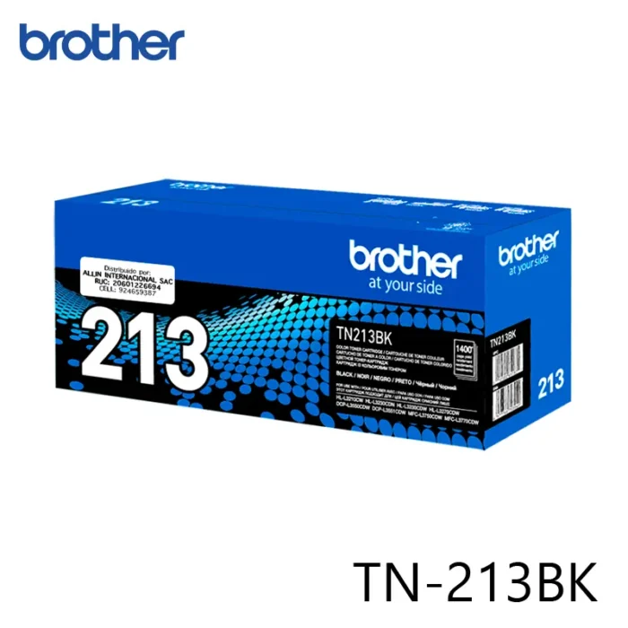 cartucho de toner tn-213bk negro