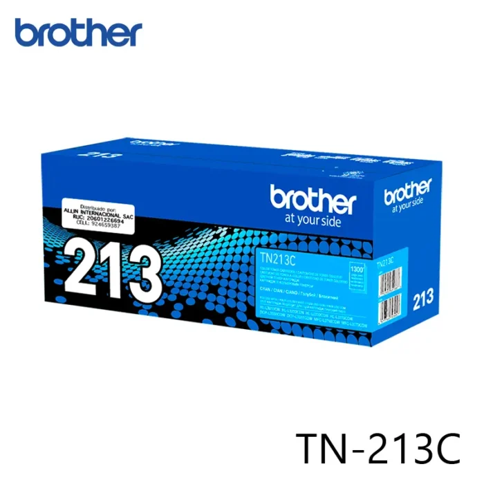 cartucho de toner tn-213c color cyan