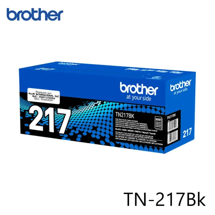 Cartucho de Tóner brother Negro tn217bk ORIGINAL