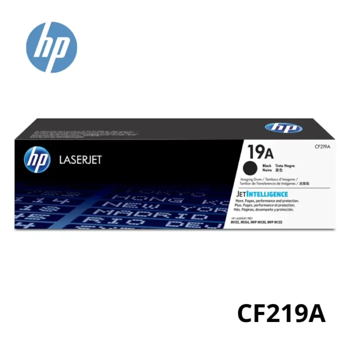 ▷【Toner HP 19A CF219A】 LaserJet Pro M102W y M134A CF219A