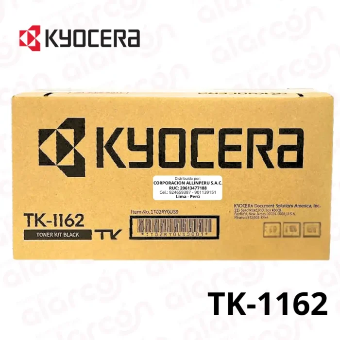 CARTUCHO DE TONER KYOCERA TK-1162 NEGRO