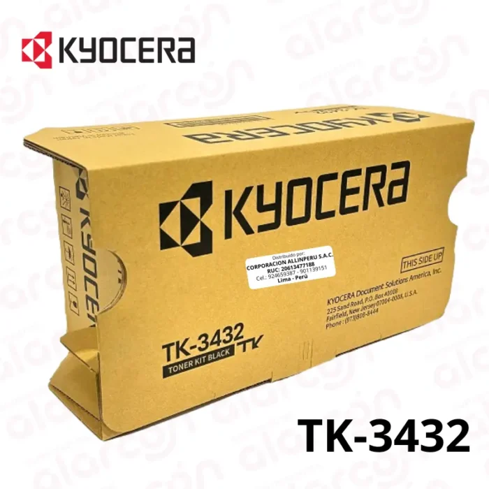 CARTUCHO DE TONER KYOCERA TK-3432 ORIGINAL