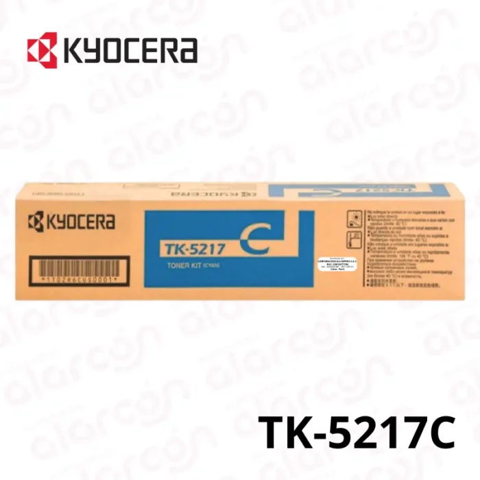 Cartucho de Toner Kyocera TK-5217C Cian para impresora 406CI