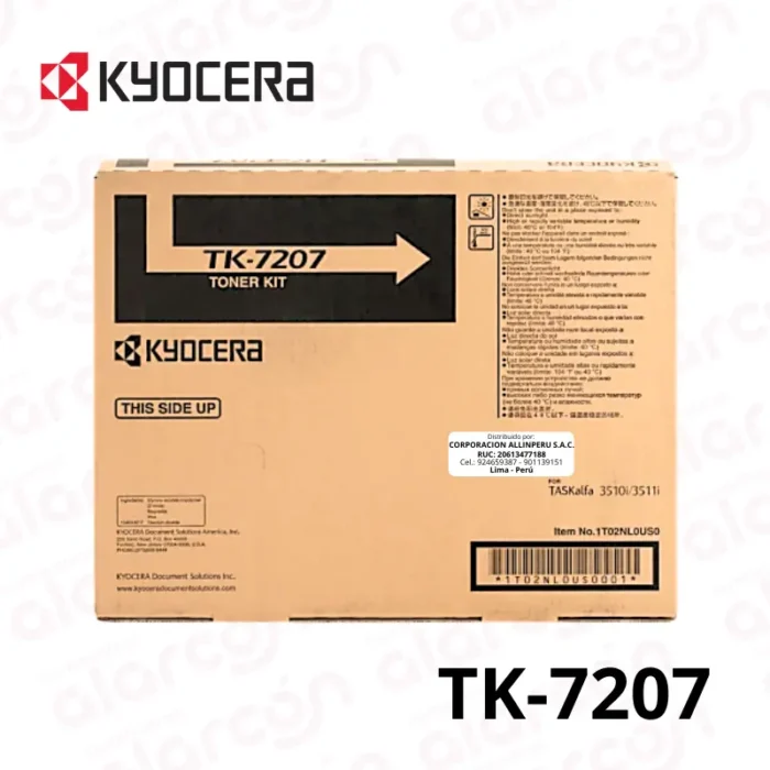 CARTUCHO DE TONER KYOCERA TK-7207 ORIGINAL