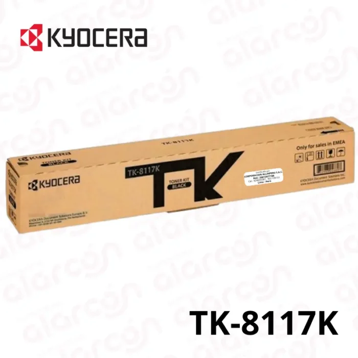 Cartucho de toner TK-8117K color negro