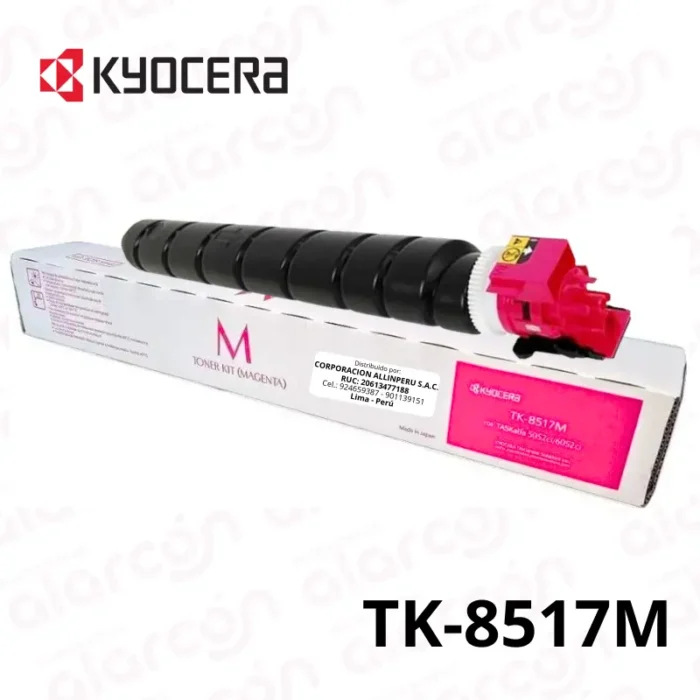 Cartucho de Toner Kyocera TK-8517M Magenta 5052CI