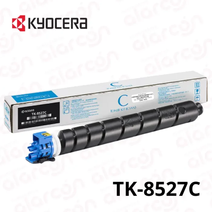 Cartucho de Toner Kyocera TK-8527C Cian para impresoras 3552ci, 3553ci