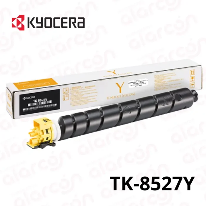 cartucho de Toner Kyocera TK-8527Y Amarillo para impresora 3552ci, 4052ci