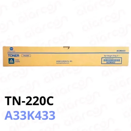 Toner Konica Minolta TN-220C Cian Original A33K433