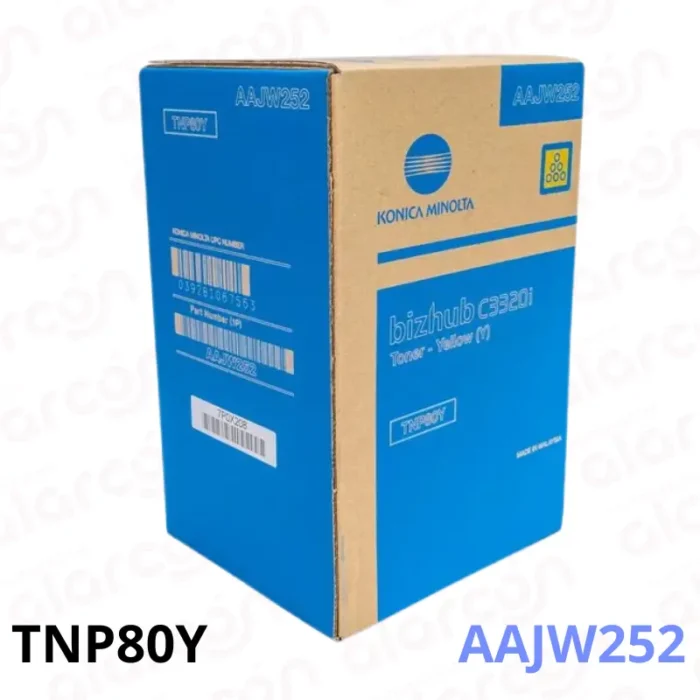 Toner Konica Minolta TNP-80Y Bizhub C-3320I AAJW292