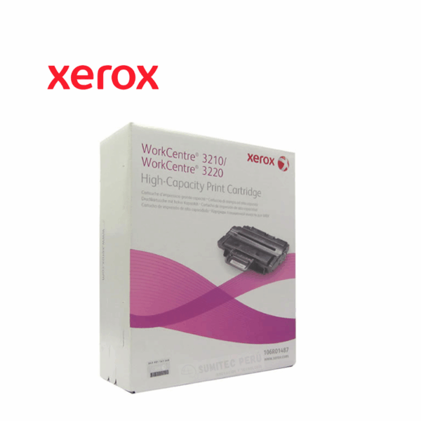 TONER XEROX 106R01487 NEGRO WC 3220 4.100 PAGINAS