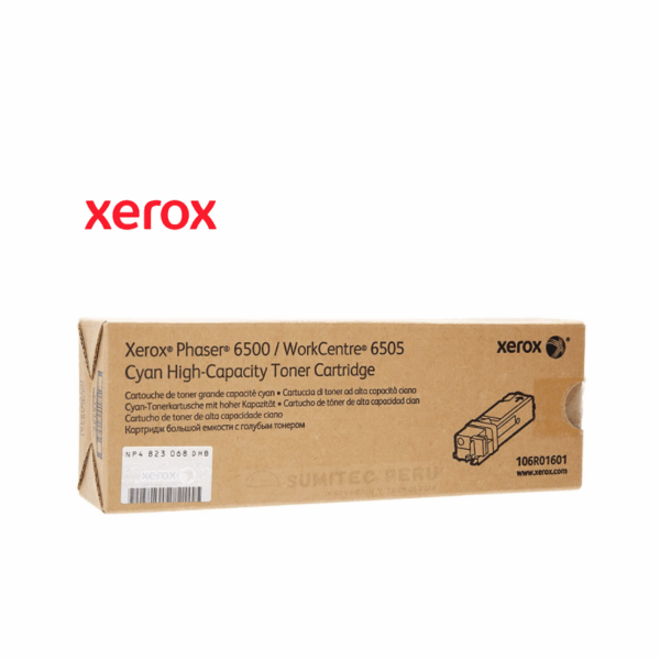 TONER XEROX 106R01601 CYAN PHASER 6505  2.500 PAGINAS