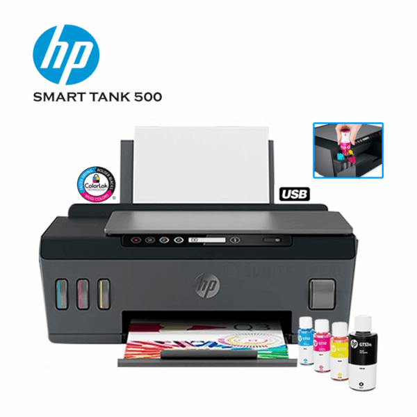 IMPRESORA HP SMART TANK 500 4SR29A MULTIFUNCIONAL USB