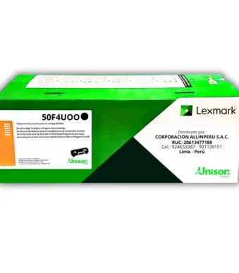 Toner Lexmark 50F4U00 Negro original