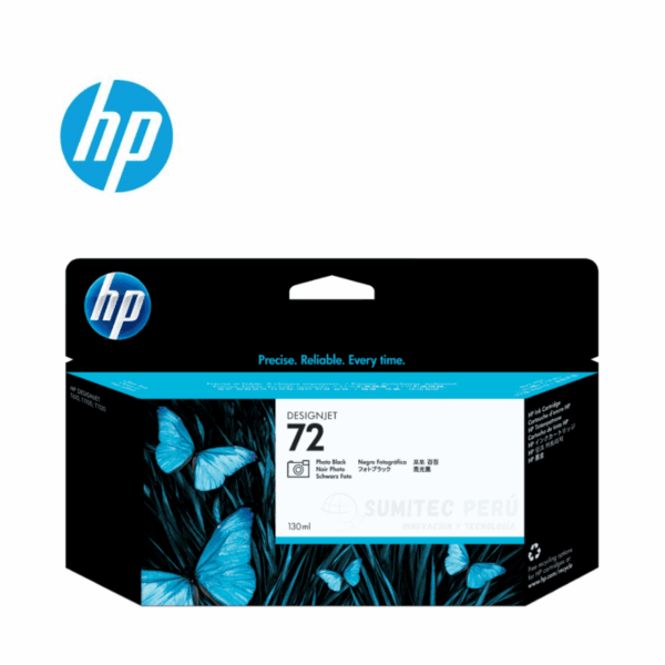TINTA HP C9370A 72 PHOTO BLACK 130ML DESINGNJET INK CARTRIDGE
