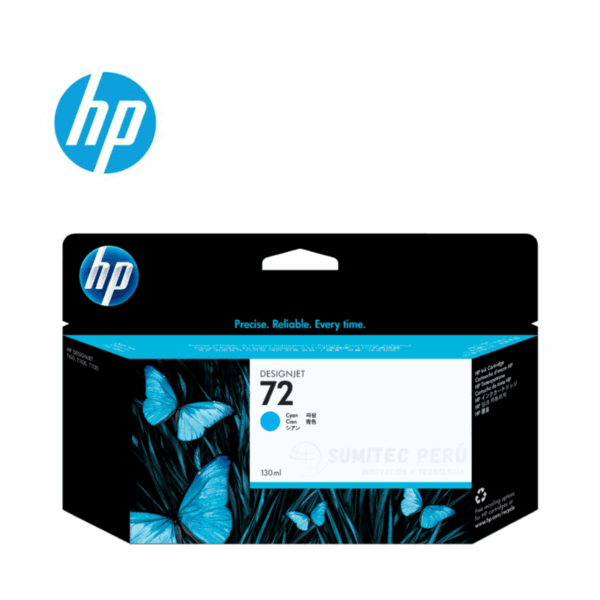 TINTA HP C9371A 72 CYAN 130ML DESINGNJET INK CARTRIDGE