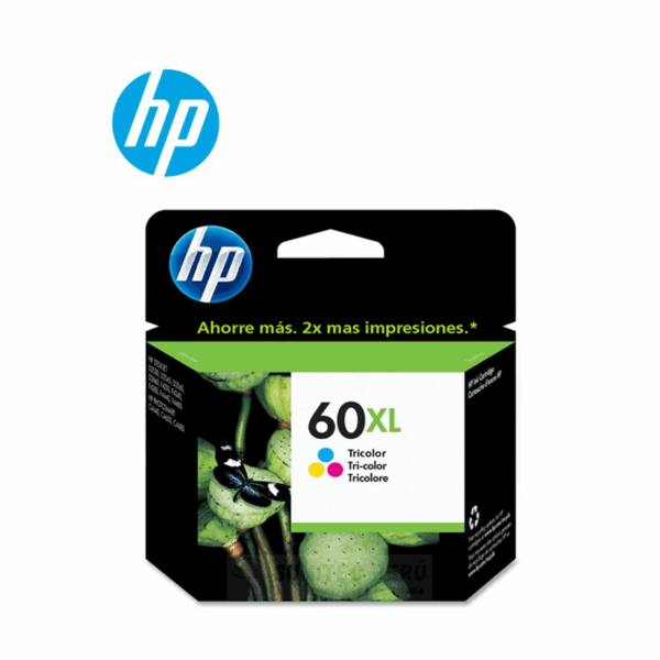 TINTA HP CC644WL 60XL TRICOLOR 440 PAGINAS
