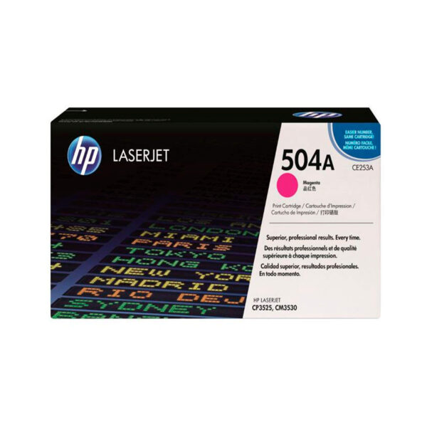 TONER HP CE253A 504A L.J. CP3525 MAGENTA 7.000 PAGINAS