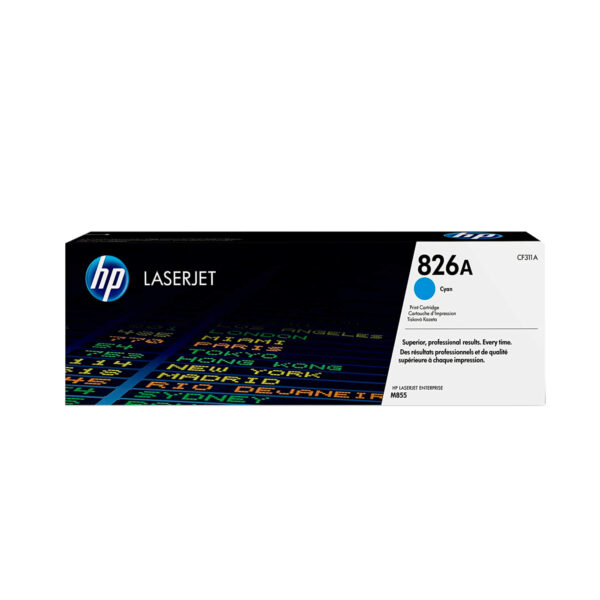 TONER HP CF311A 826A L.J M855 CYAN 29.000 PAGINAS
