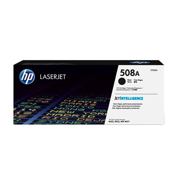 TONER HP CF360A 508A L.J M553 NEGRO 6.000 PAGINAS