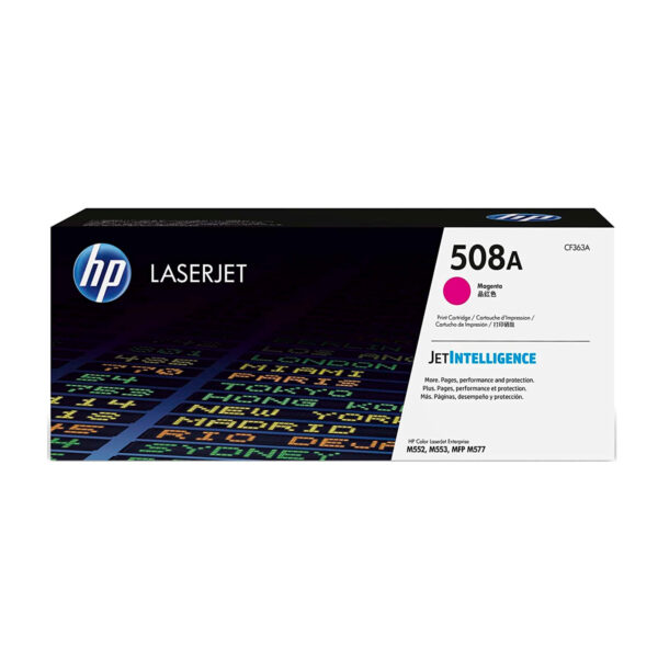 TONER HP CF363A 508A L.J M553 MAGENTA 5.000 PAGINAS